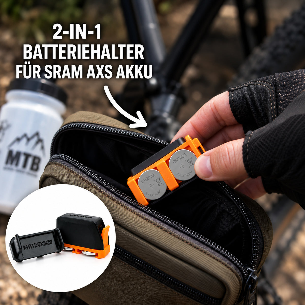 Batteriehalterung passend für SRAM AXS Akku